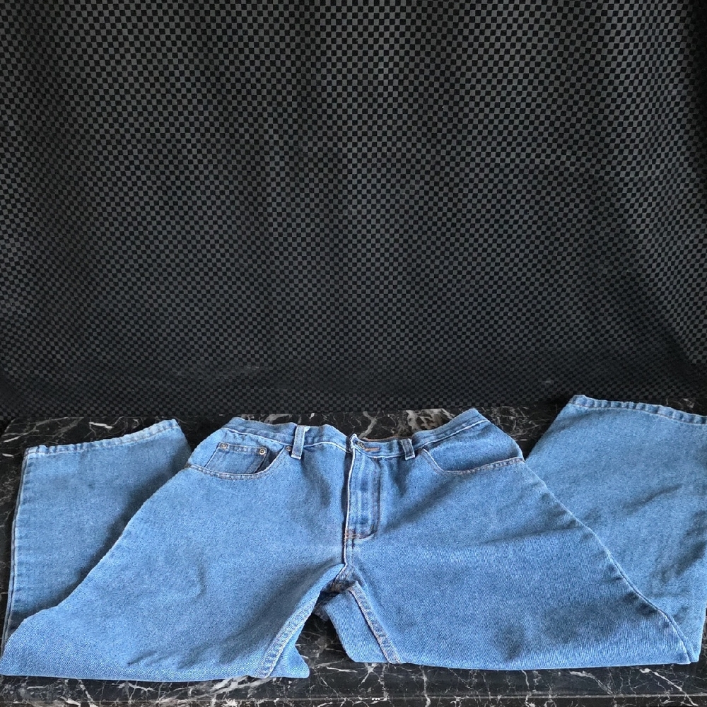 Vtg. Bay Fashion Blue Denim Jeans with Classic Fade